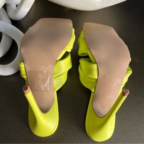 Steve Madden Neon Knotted Heels - Striking Style Size7.5 - Picture 7 of 7